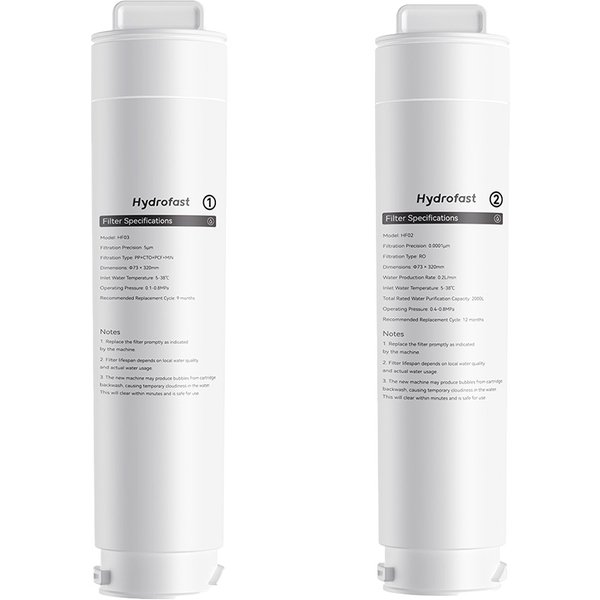 Hydrofast HF02 + HF03 Filter-Set für W100 | RO + 4-in-1 Kompositfilter