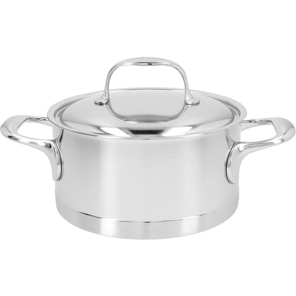 Demeyere Atlantis 7 Cacerola con tapa 18 cm, 18/10 Acero inoxidable