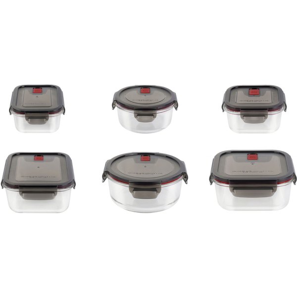ZWILLING Juego de tápers de cocina: 3 pequeños y 3 grandes