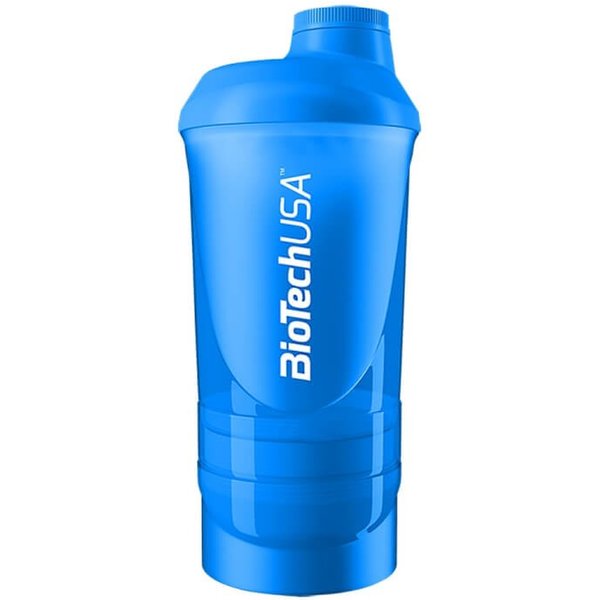 Akcesoria Shaker BioTechUSA Wave+ 600ml+200ml+150ml Blue