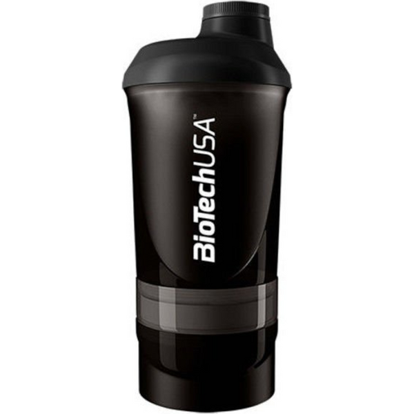 Akcesoria Shaker BioTechUSA Wave+ 600ml+200ml+150ml Black
