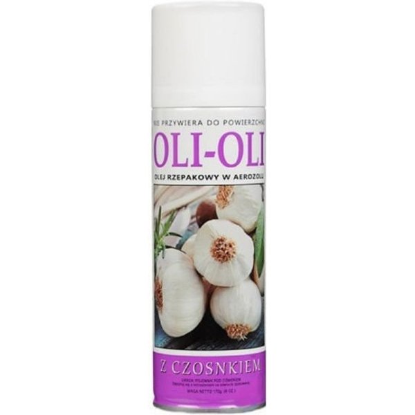 Zdrowa Żywność Olej w Sprayu Oli oli o Smaku Czosnku 170g