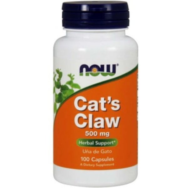 Wsparcie Odporności Koci Pazur Now Foods Cat's Claw 500mg 100vkaps