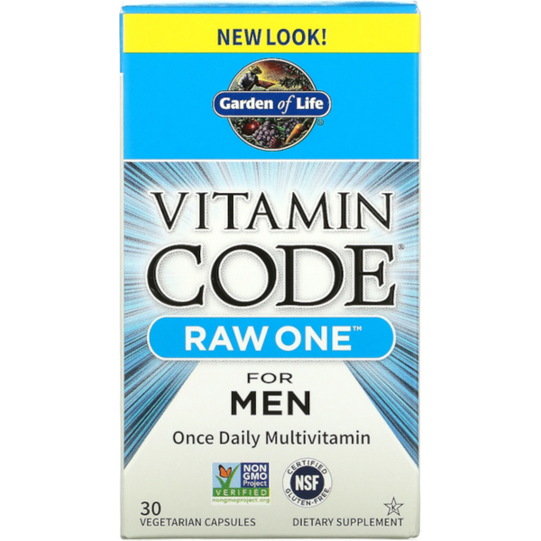 Witaminy i Minerały dla Mężczyzn Garden Of Life Vitamin Code Raw One for Men 30vkaps