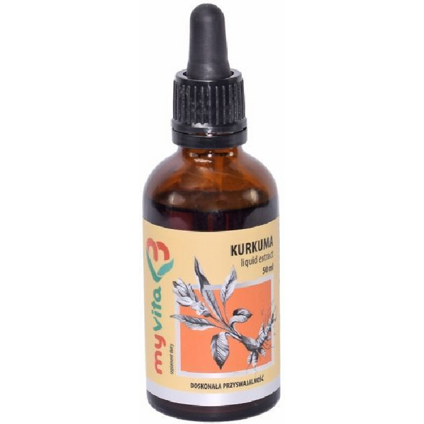 Wsparcie Wątroby Kurkuma MyVita Kurkuma Liquid 50ml