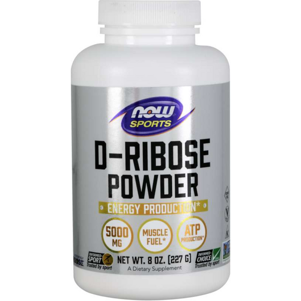 Regeneracja Potreningowa Ryboza Now Foods D-Ribose 227g