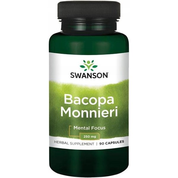 Adaptogeny Bakopa Drobnolistna Swanson Bacopa Monnieri 250mg 90kaps