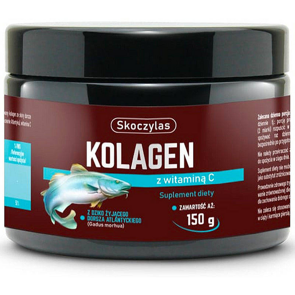 Regeneracja Stawów Kolagen + Vit C Skoczylas Kolagen z Dorsza Atlantyckiego 150g