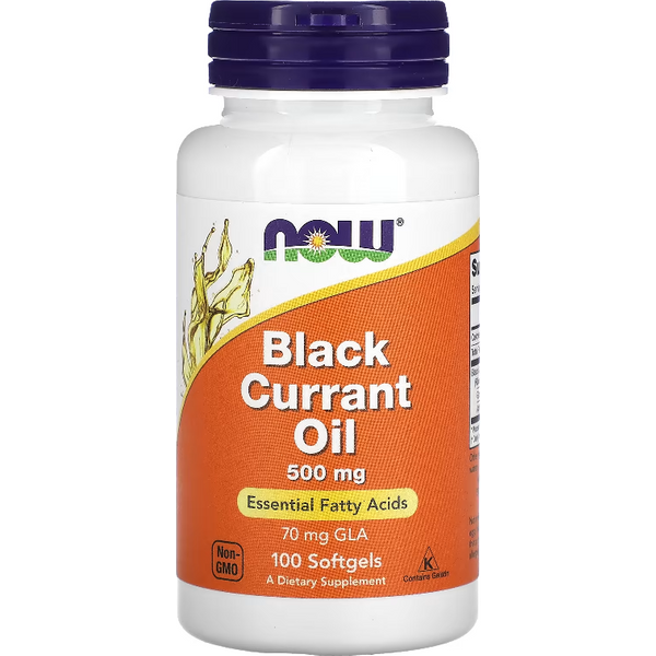 Kwasy Tłuszczowe Olej z Czarnej Porzeczki Now Foods Black Currant Oil 100softgel