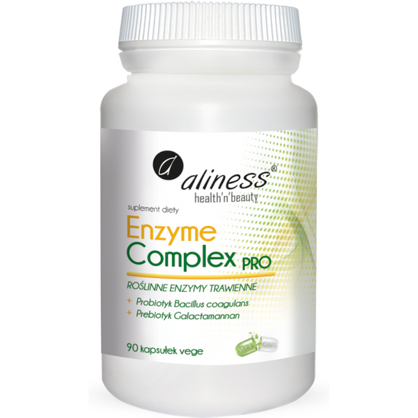 Trawienie Enzymy Trawienne Aliness Enzyme Complex Pro 90kaps