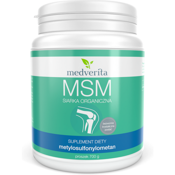 Regeneracja Stawów Siarka Organiczna MEDVERITA MSM 700g
