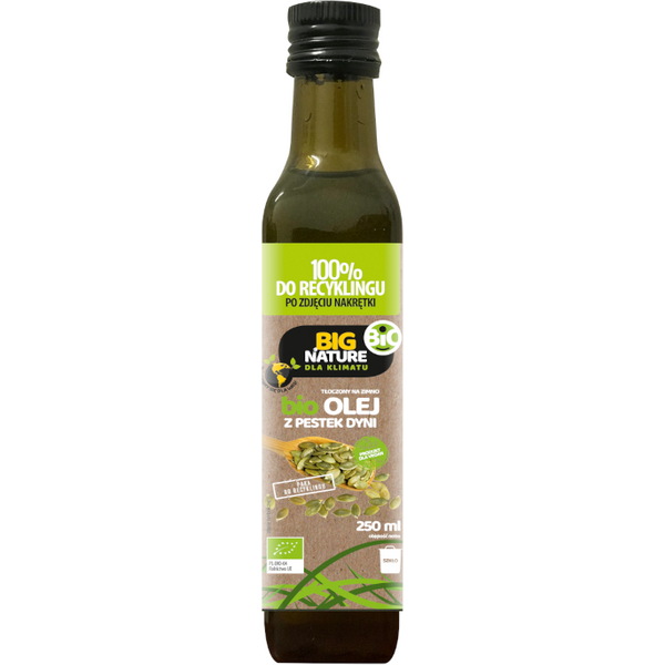 Zdrowa Żywność Olej Big Nature Olej z pestek dyni 250ml