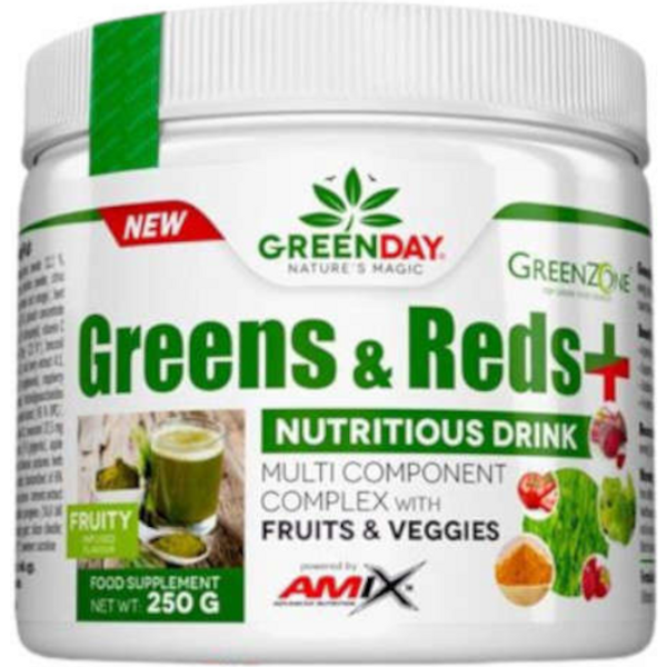 Witaminy i Minerały Kompleks Amix Nutrition Greens&Reds+ 250g
