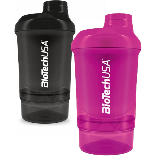 Zestaw BioTechUSA Shaker Wave+Nano + Black + Magent 300ml + 50ml