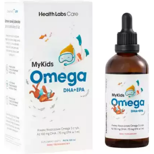 Kwasy Tłuszczowe dla Dzieci Health Labs Care MyKids Omega 100ml