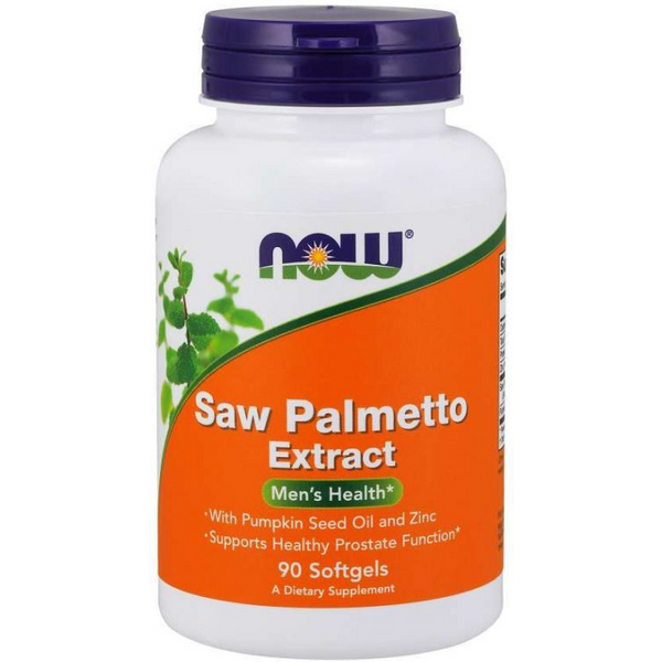 Układ Moczowy Palma Sabałowa Now Foods Saw Palmetto Extract & Zinc 90softgel