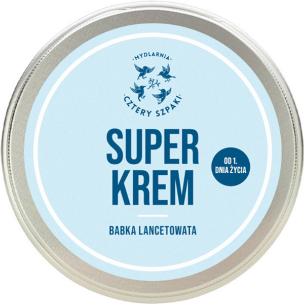 Kosmetyki Naturalne 4 Szpaki Superkrem - babka lancetowata 100ml