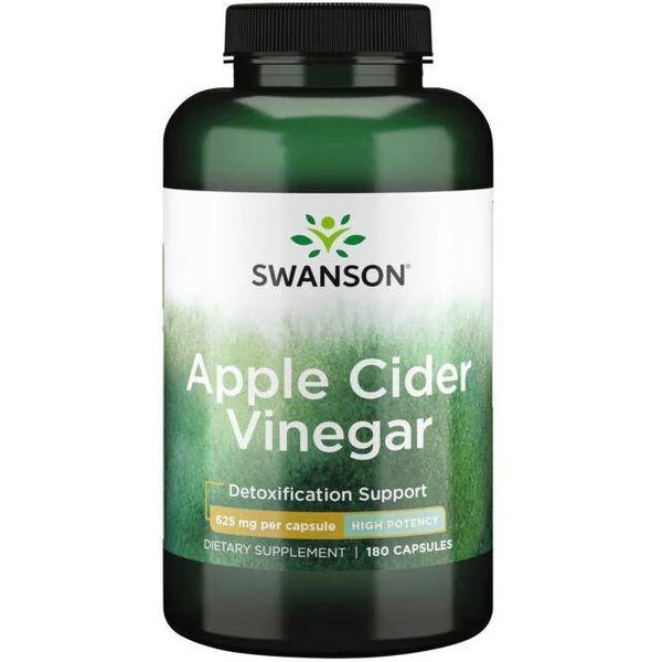 Detoks i Antyoksydanty Swanson Apple Cider Vinegar 625mg 180kaps