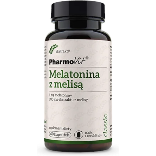 Dobry Sen Pharmovit Melatonina z Melisą 60kaps