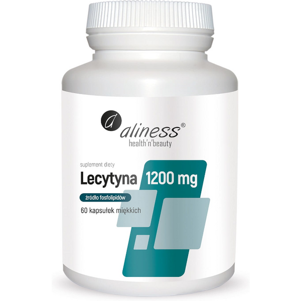 Pamięć i Koncentracja Lecytyna Aliness Lecytyna 1200mg 60kaps