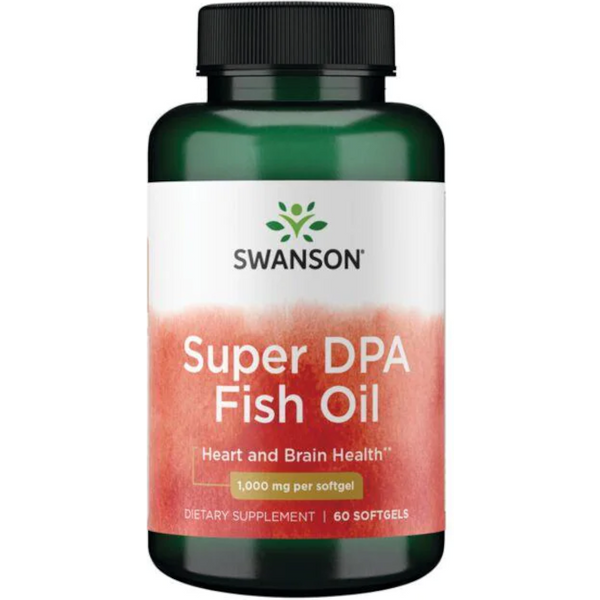 Pamięć i Koncentracja Swanson Super DPA Fish Oil 60softgels