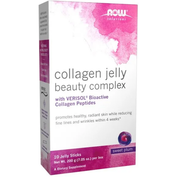 Skóra, Włosy i Paznokcie Kolagen Now Foods Collagen Jelly Beauty Complex 10 żelek