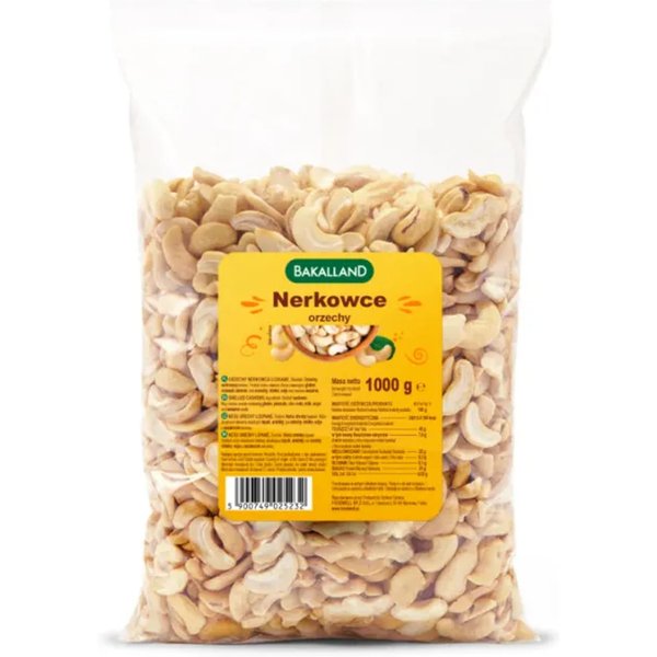 Zdrowa żywność Bakalland Orzechy nerkowca 1kg