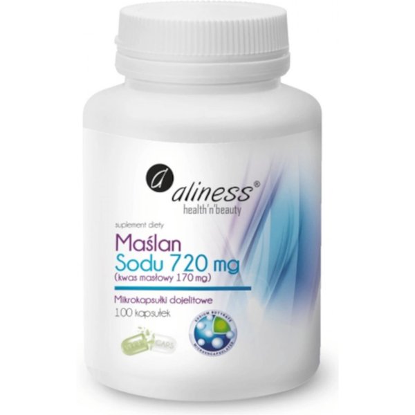 Aliness Maślan Sodu 720mg 100vkaps