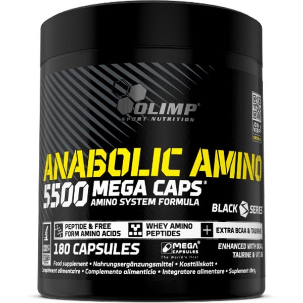 Aminokwasy Mieszanka Olimp Anabolic Amino 5500 180kaps
