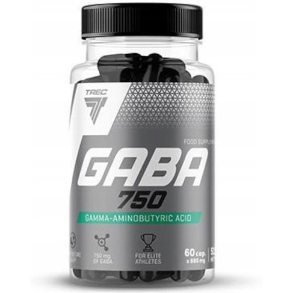 Aminokwasy Kwas Gamma-Aminomasłowy Trec Nutrition Gaba 750 60kaps