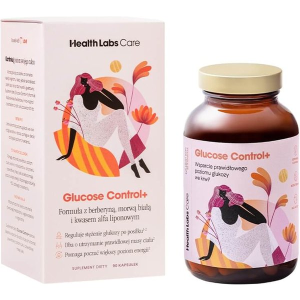 Równowaga Cukru Health Labs Care Glucose Control+ 90kaps