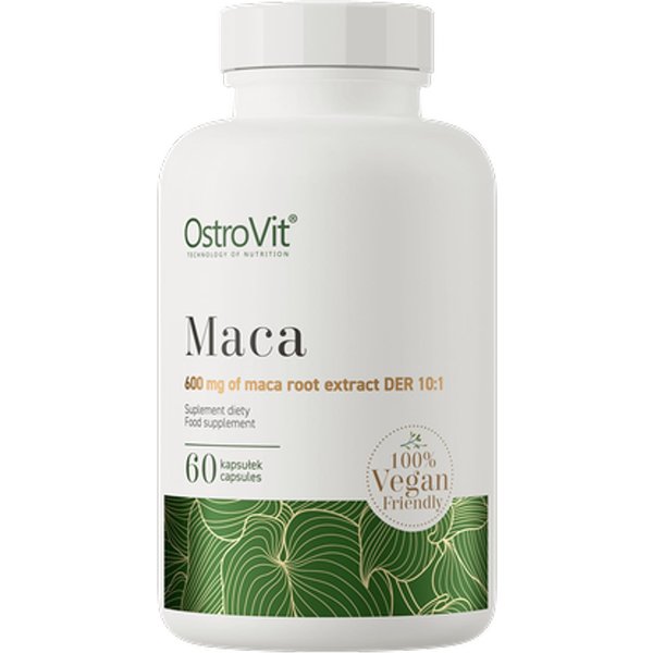 Wsparcie Witalności Żeń-szeń Peruwiański Ostrovit Maca Vege 60vkaps