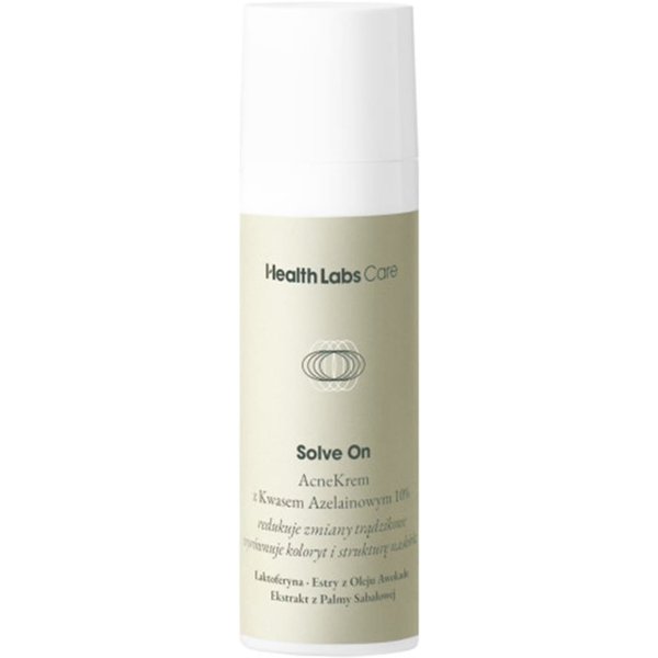 Pielęgnacja skóry Health Labs Care SolveOn AcneKrem z kwasem azelainowym 10% 30ml