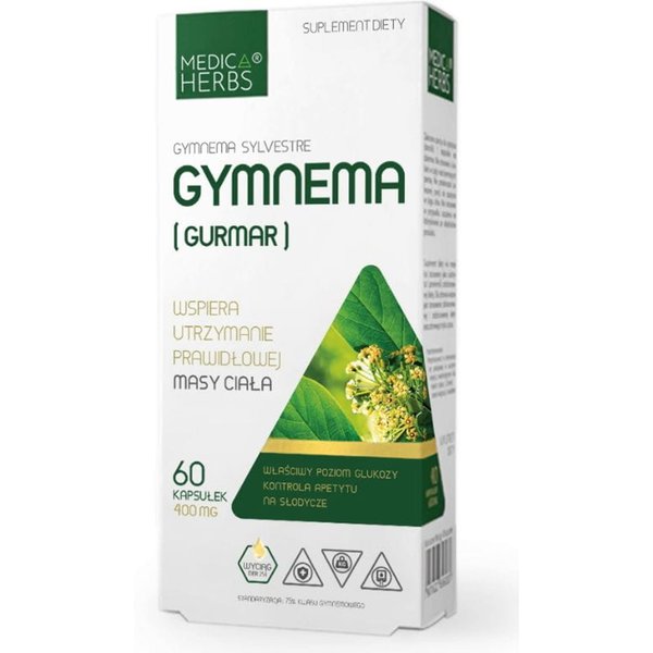 Kontrola Apetytu Medica Herbs Gymnema (Gurmar) 60kaps