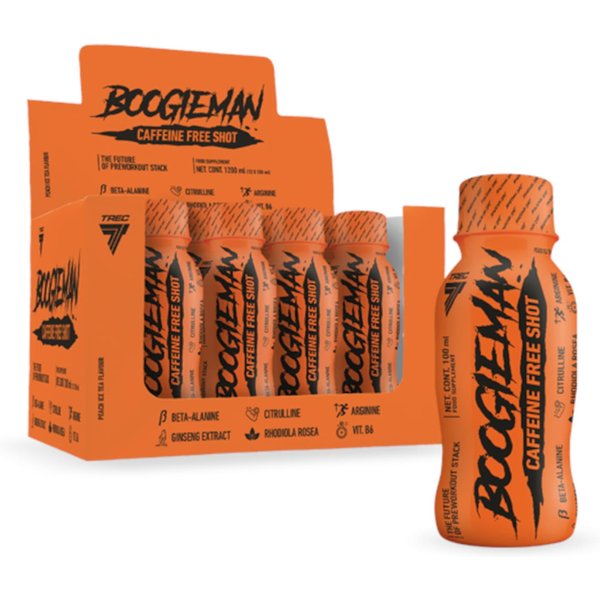 Wielopak 12x Trec Nutrition Boogieman Caffeine Free 100ml Mrożona Herbata Brzoskwiniona