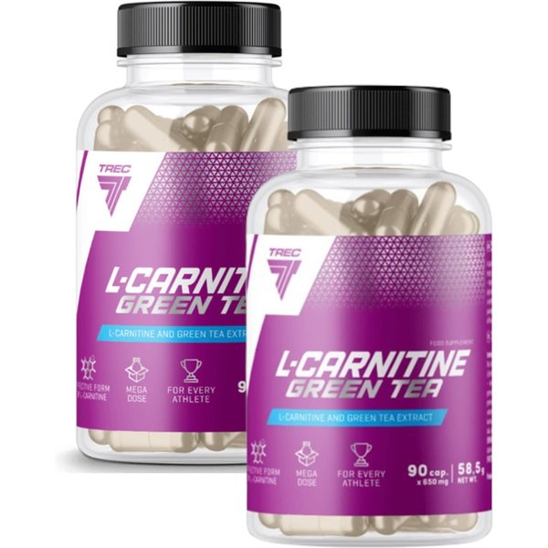 Wielopak 2x Trec Nutrition L-Carnitine + Green Tea 90kaps
