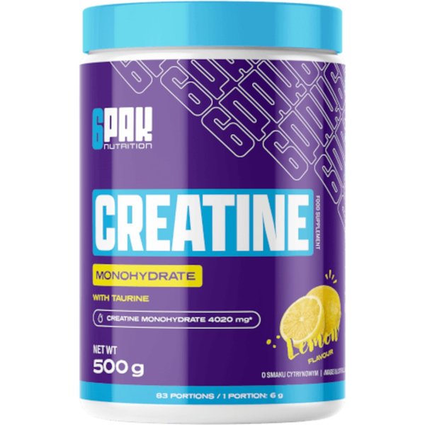 Kreatyna Monohydrat 6PAK Creatine Monohydrate 500g