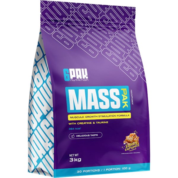 Odżywka Węglowodanowo-Białkowa Gainer 6PAK Nutrition Mass Pak 3000g