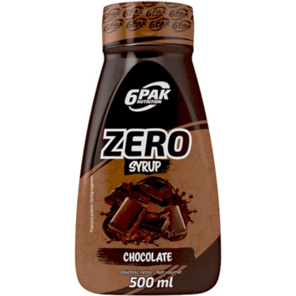 Sos bez kalorii Słodki 6PAK Zero Syrup 500ml Czekoladowy