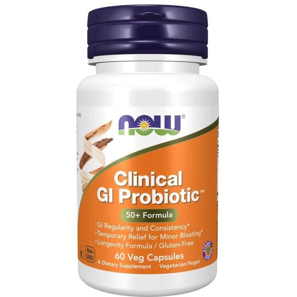 Prawidłowe Trawienie Now Foods Clinical GI Probiotic 60vcap