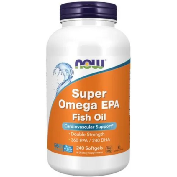 Kwasy Tłuszczowe Now Foods Super Omega EPA Molecularly Distilled 240softgels