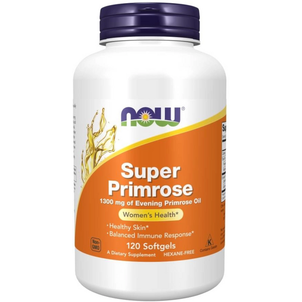 Kwasy Tłuszczowe Olej z Wiesiołka Now Foods Super Primrose 1300mg 120softgels