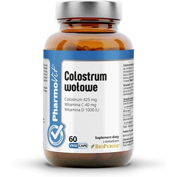 Wsparcie Odporności Pharmovit Colostrum wołowe 60 kaps