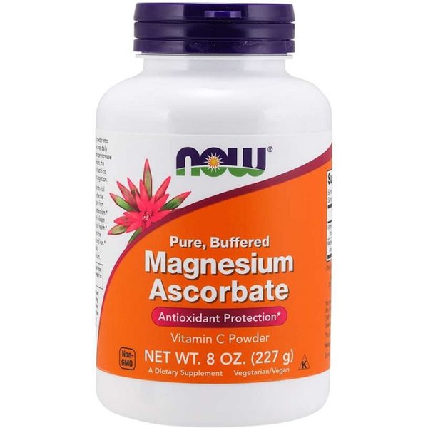 Magnez W proszku Now Foods Magnesium Ascorbate Buffered 227g