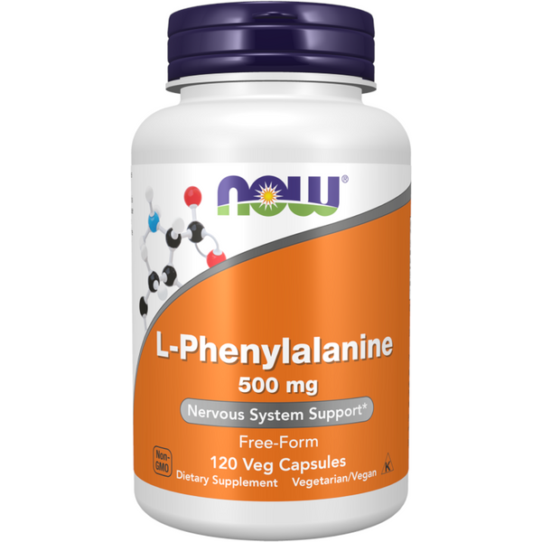 Aminokwasy NOW L-Fenyloalanina 500mg 120 kapsułek