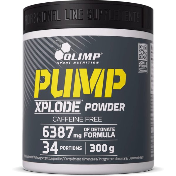 Suplement Przedtreningowy Bez Kofeiny Olimp Pump Xplode Powder 300g