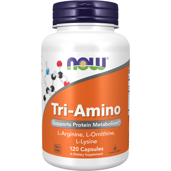 Aminokwasy Mieszanka Now Foods TRI-AMINO 120 kaps