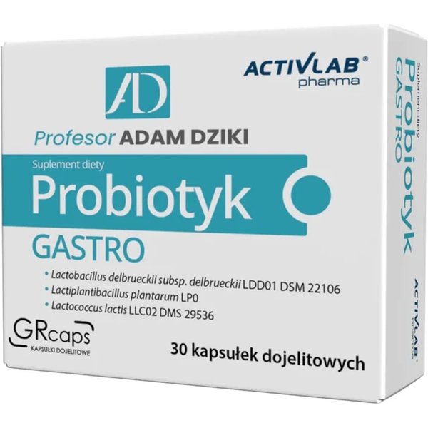 Wsparcie Jelit Probiotyki Activlab Probiotyk Gastro 30kap