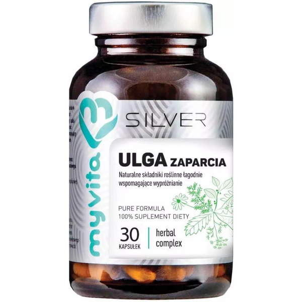 Trawienie Kompleks MyVita Silver Ulga Zaparcia 30kaps