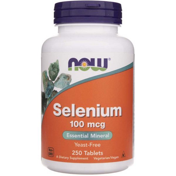 Minerały Selen Now Foods Selenium 100mcg 250tab